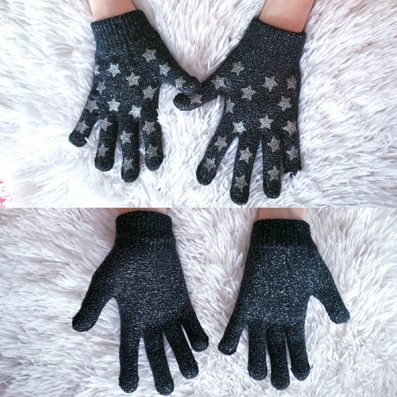 Joe Boxer Metallic Star Gloves OSFM - Picture 2 of 5